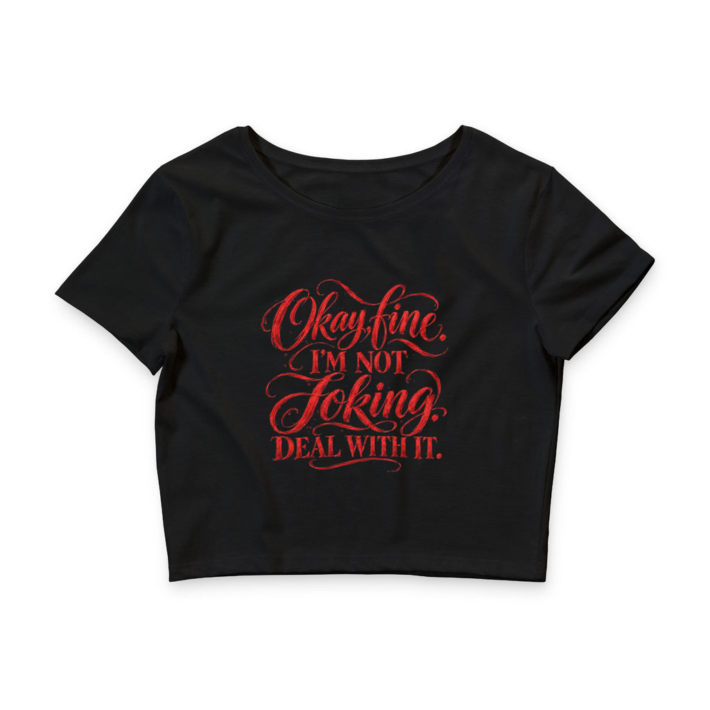 Women’s Poly-Cotton Crop Tee