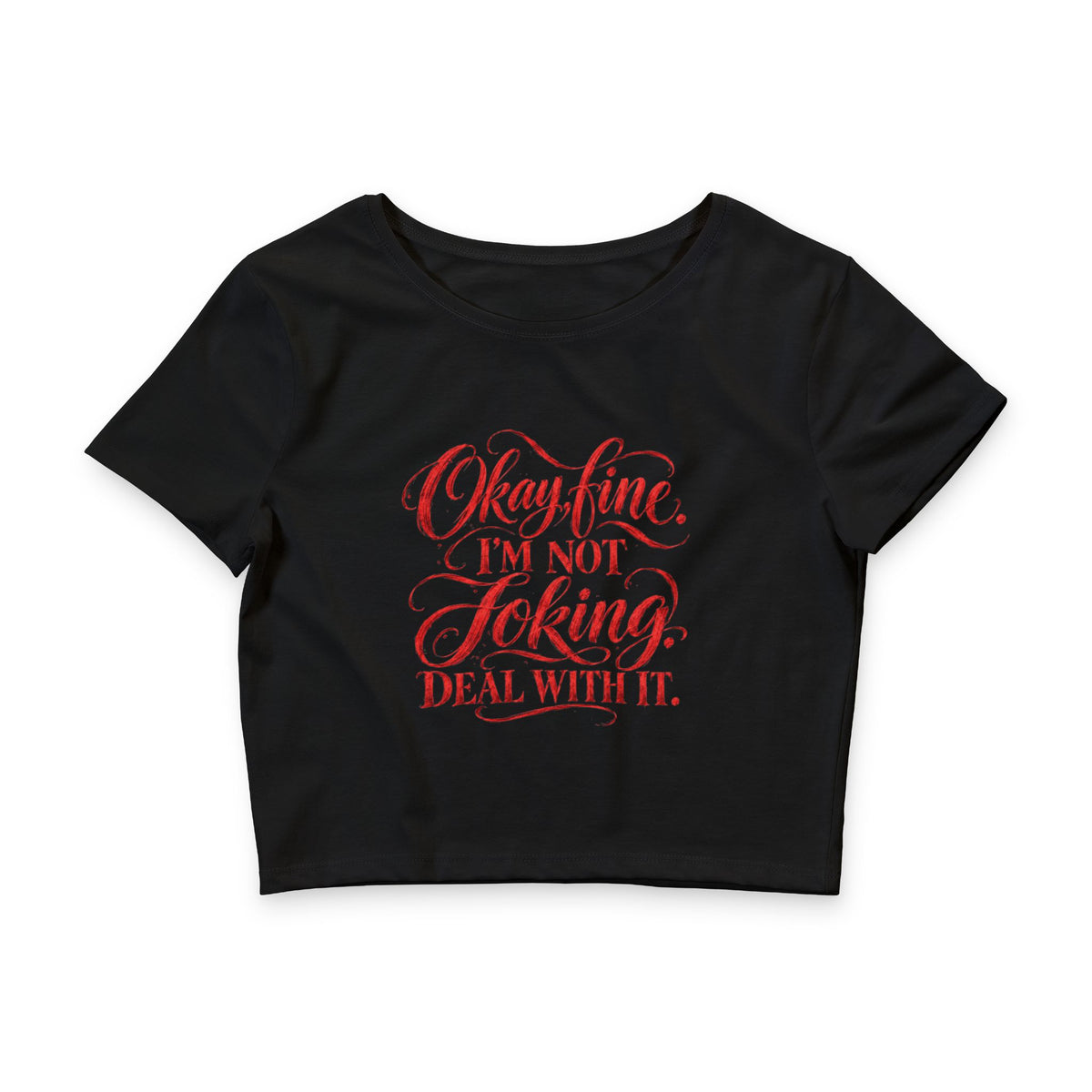Women’s Poly-Cotton Crop Tee