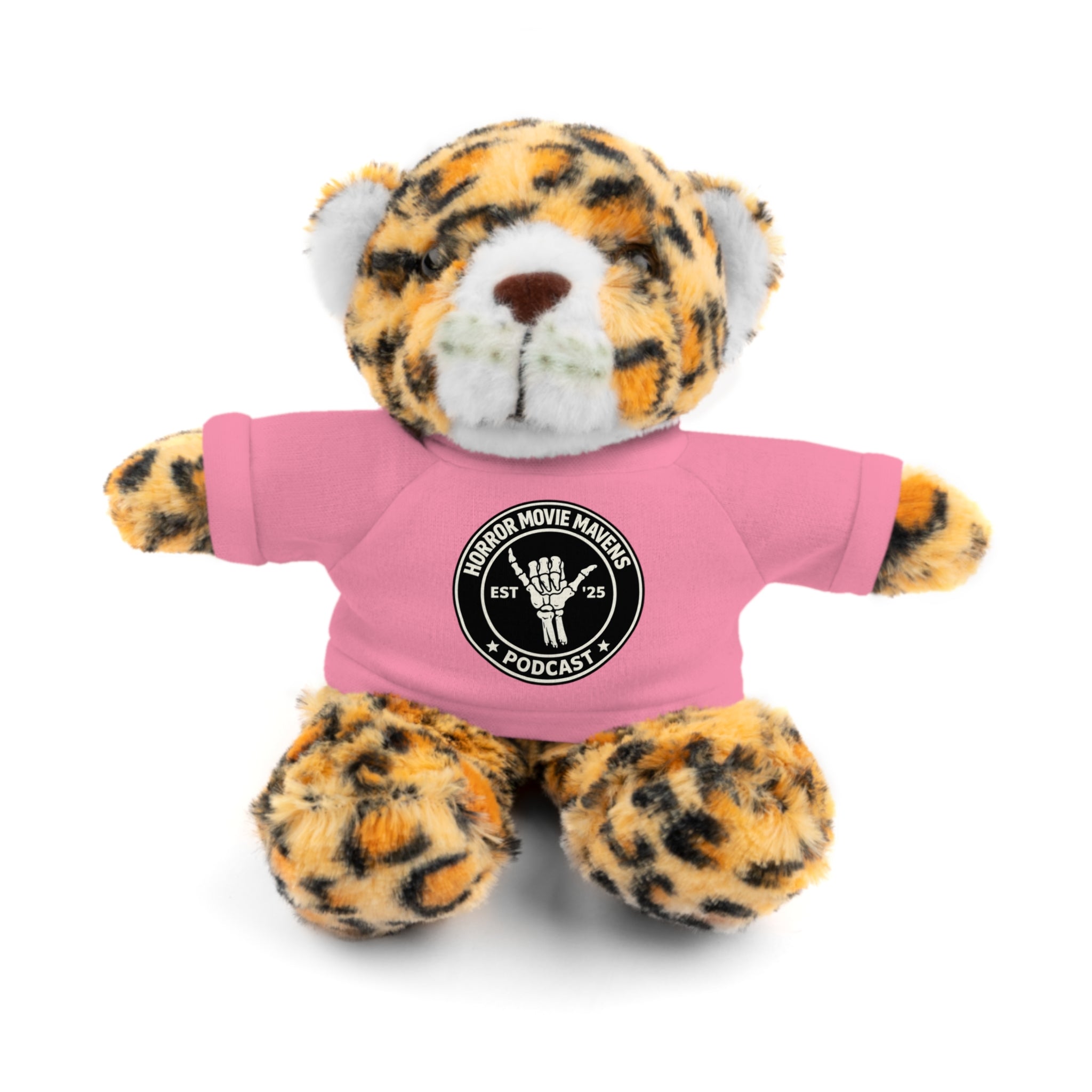 Plush Bear Horror Movie Mavens Logo Tee