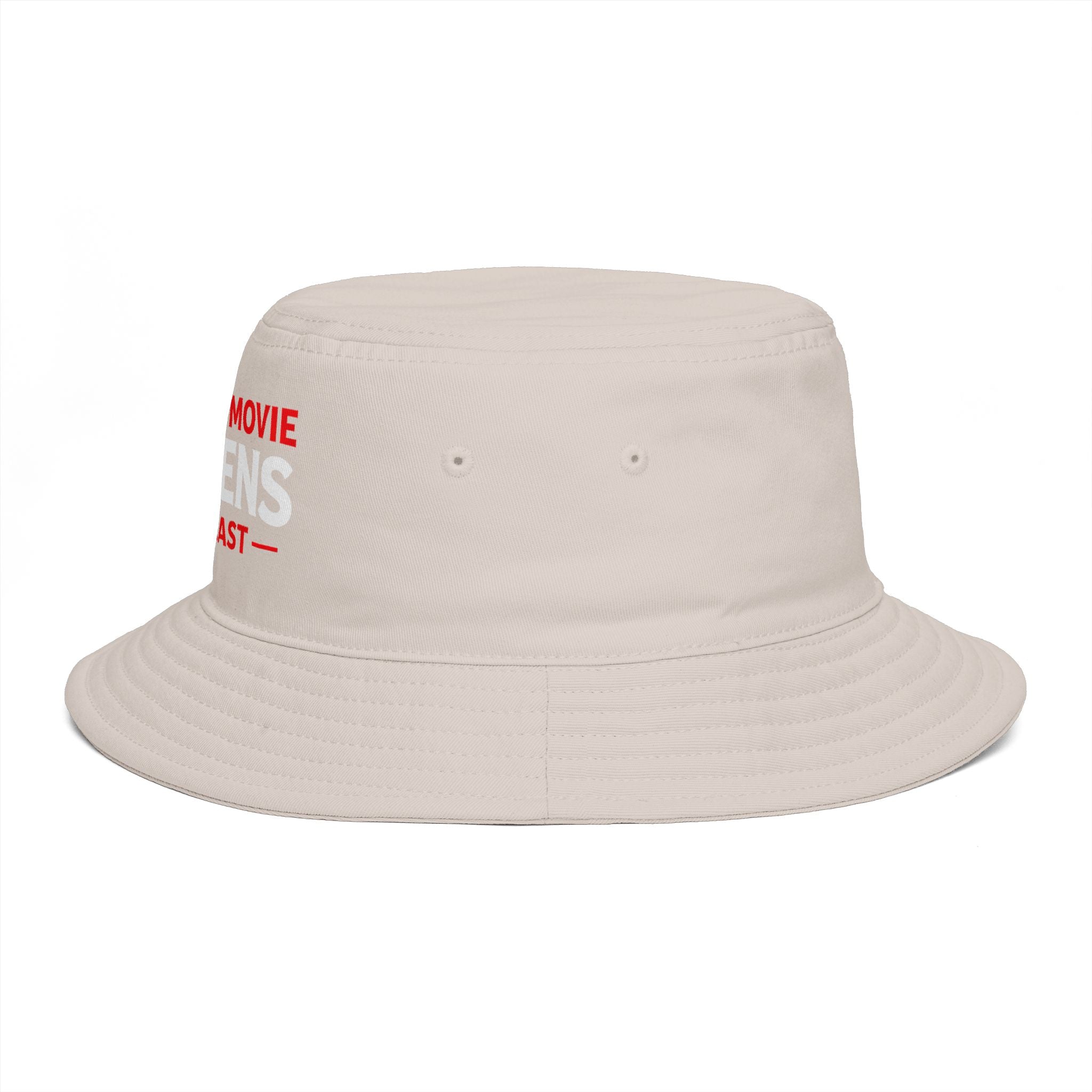Horror Movie Mavens Podcast Bucket Hat — Retro Red Logo