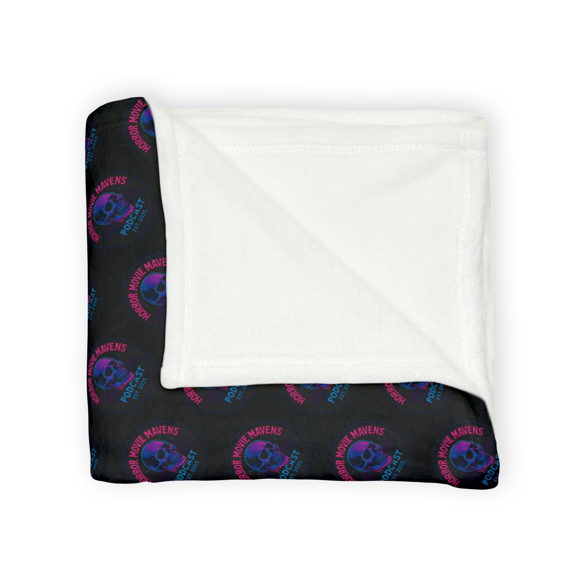 80’s style HMM Pattern Blanket — Soft Polyester Throw for Space Lovers