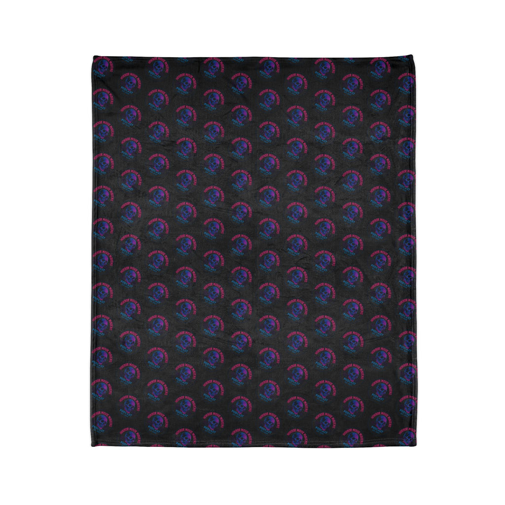 80’s style HMM Pattern Blanket — Soft Polyester Throw for Space Lovers