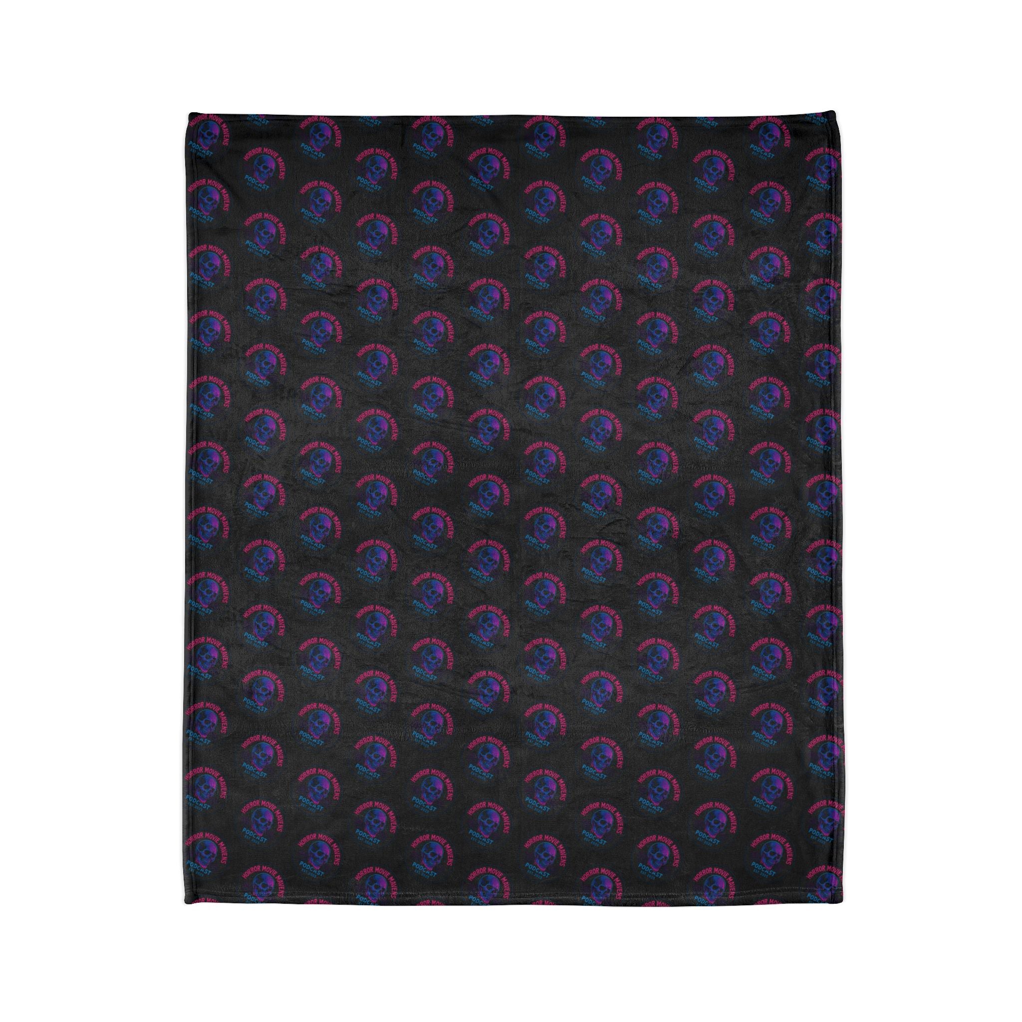 80’s style HMM Pattern Blanket — Soft Polyester Throw for Space Lovers