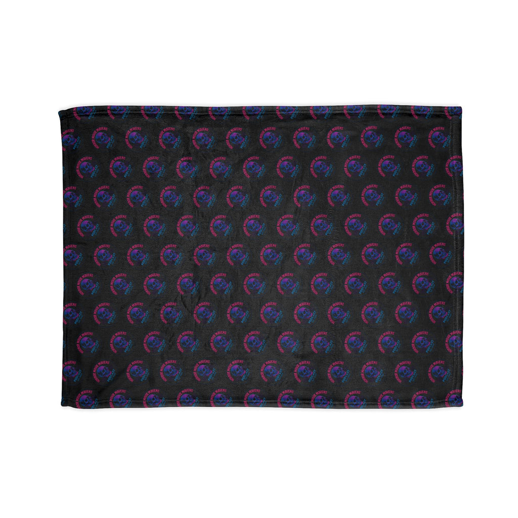 80’s style HMM Pattern Blanket — Soft Polyester Throw for Space Lovers