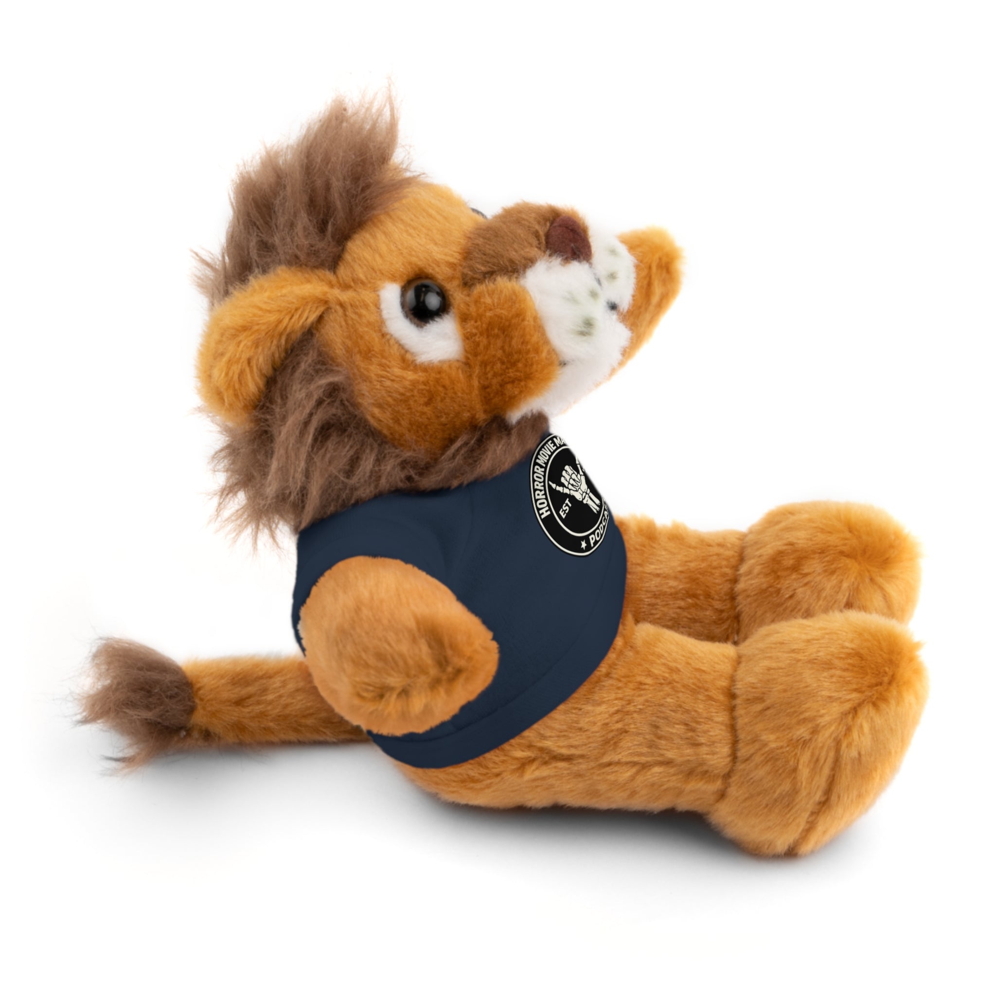 Plush Bear Horror Movie Mavens Logo Tee