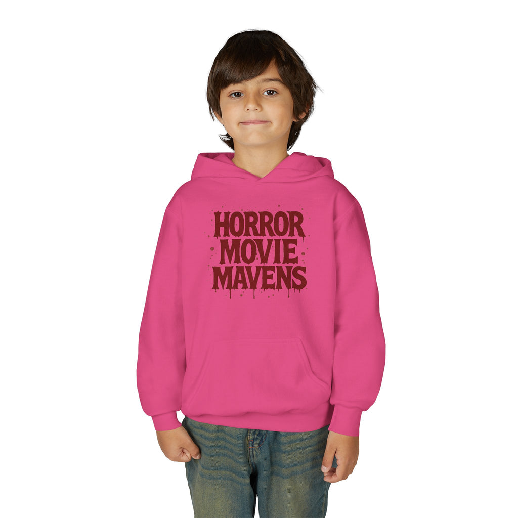 Horror Movie Mavens Youth Hoodie — Kids’ Spooky Film Fan Pullover
