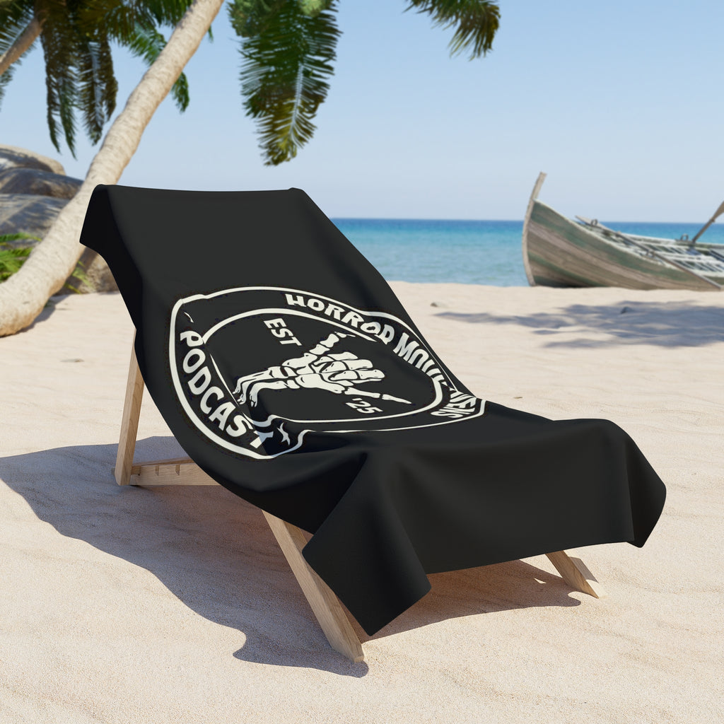 Horror Movie Mavens Skull Beach Towel
