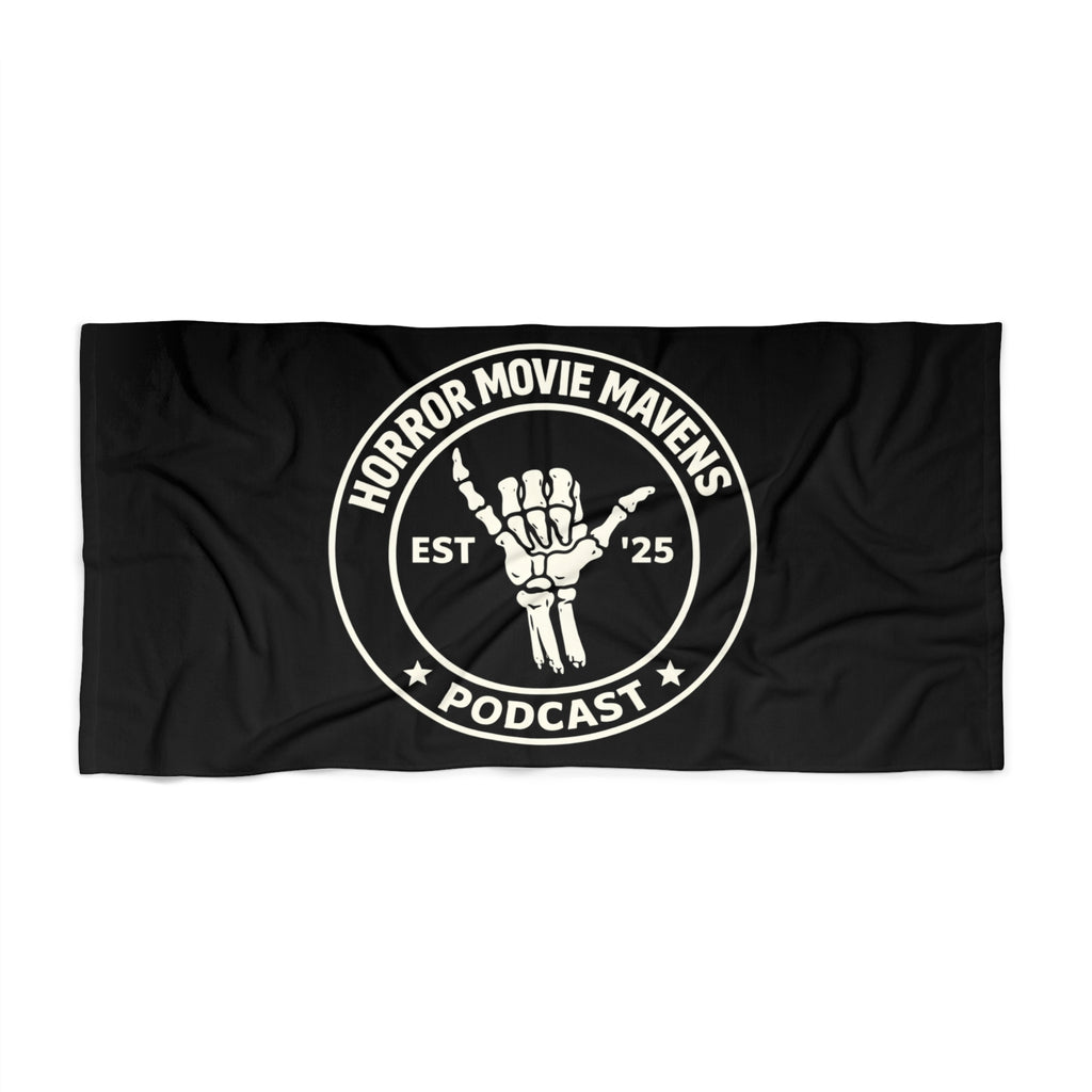 Horror Movie Mavens Skull Beach Towel