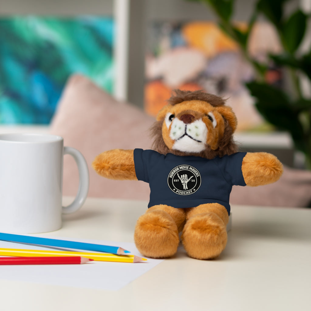 Plush Bear Horror Movie Mavens Logo Tee