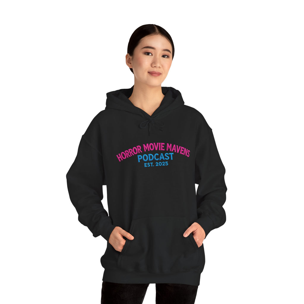 Hoodie - Horror Movie Mavens Podcast "Est. 2025" Cozy Fan Pullover
