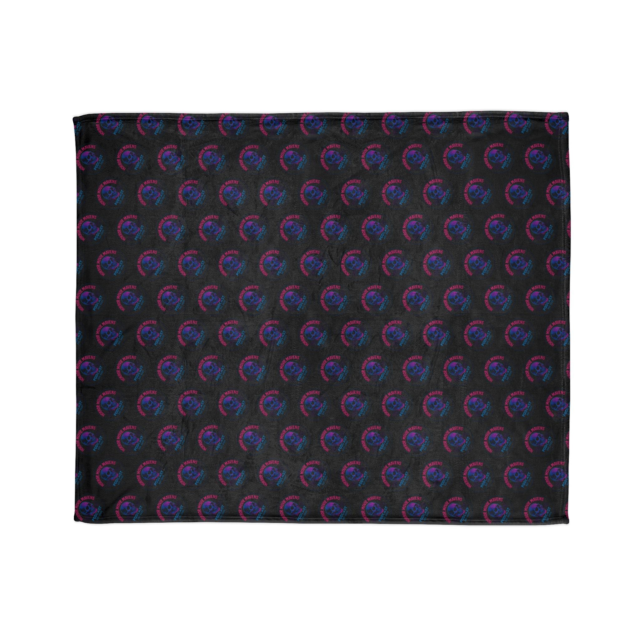 80’s style HMM Pattern Blanket — Soft Polyester Throw for Space Lovers