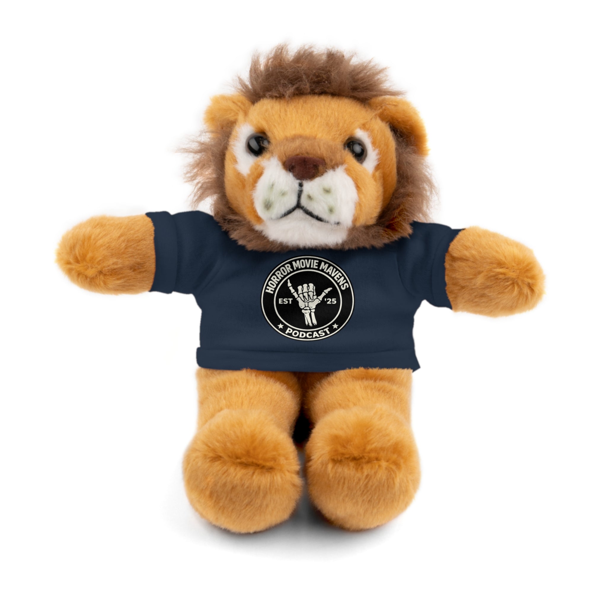 Plush Bear Horror Movie Mavens Logo Tee