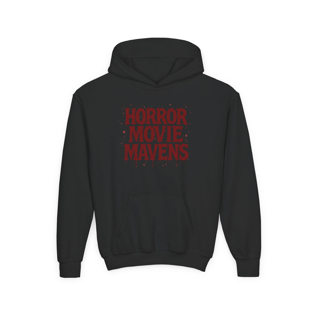 Horror Movie Mavens Youth Hoodie — Kids’ Spooky Film Fan Pullover