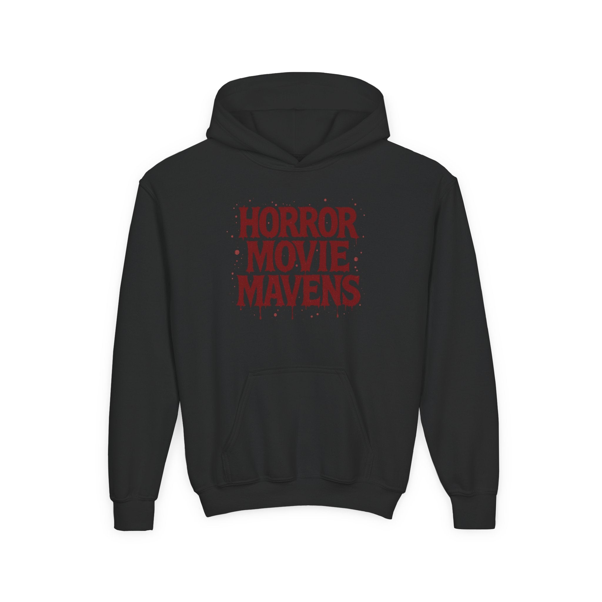 Horror Movie Mavens Youth Hoodie — Kids’ Spooky Film Fan Pullover