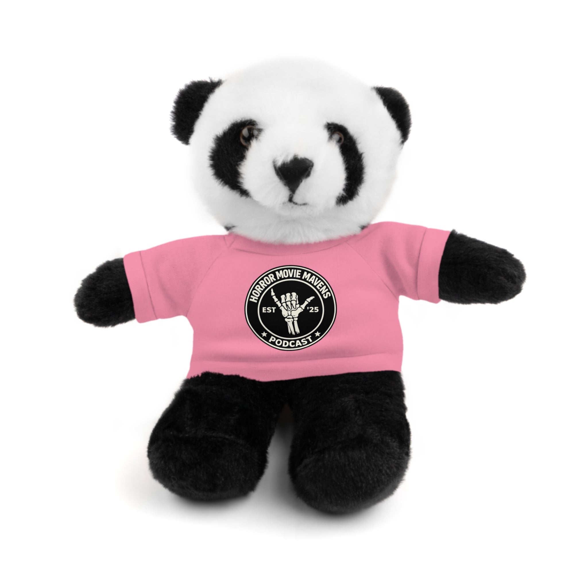 Plush Bear Horror Movie Mavens Logo Tee