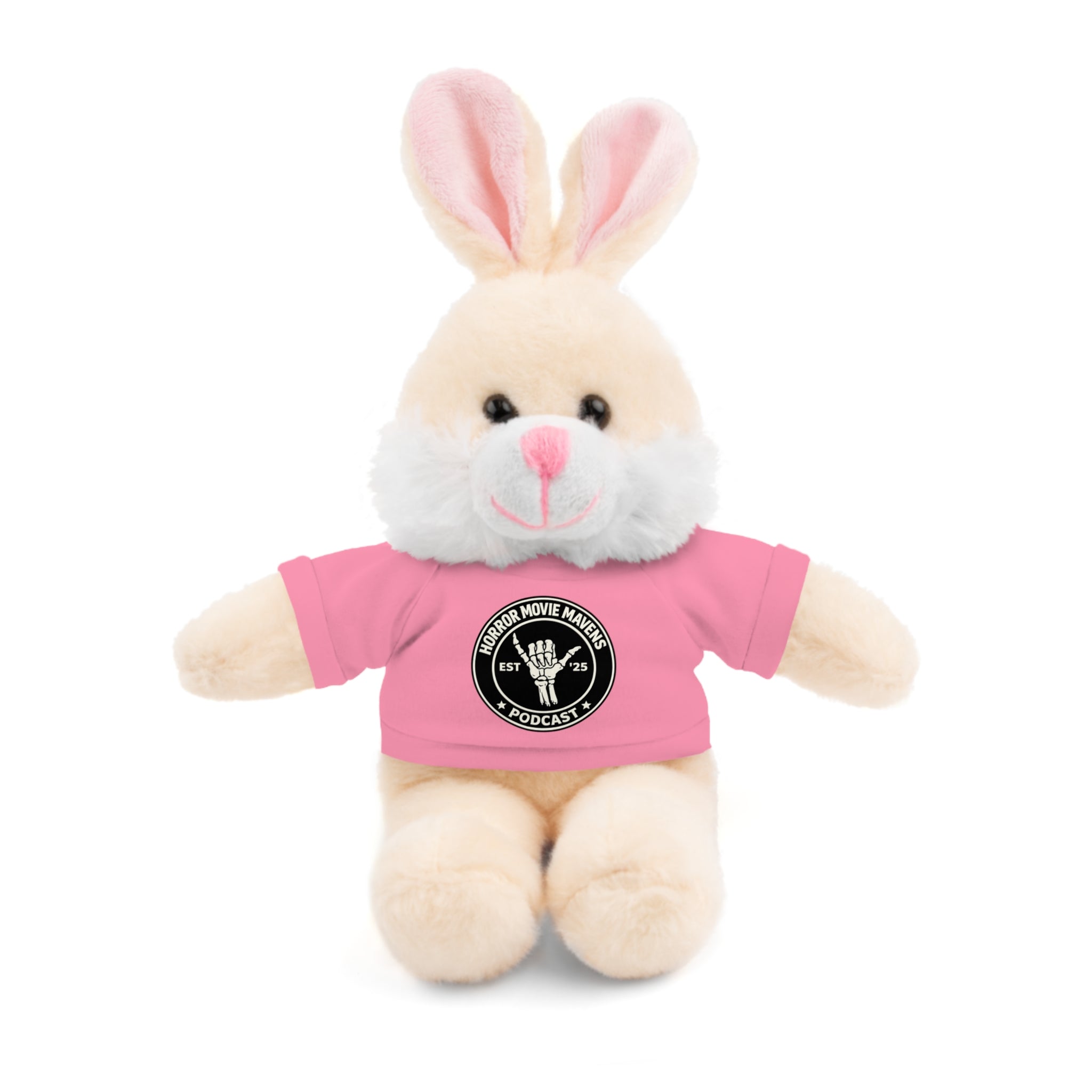 Plush Bear Horror Movie Mavens Logo Tee