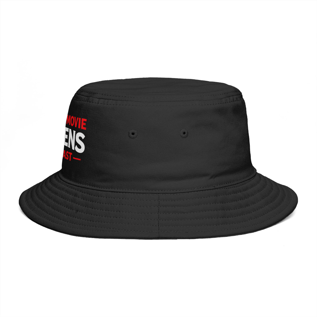 Horror Movie Mavens Podcast Bucket Hat — Retro Red Logo