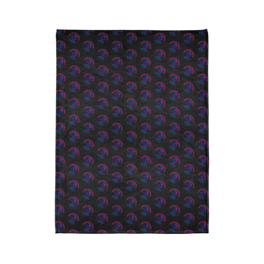 80’s style HMM Pattern Blanket — Soft Polyester Throw for Space Lovers