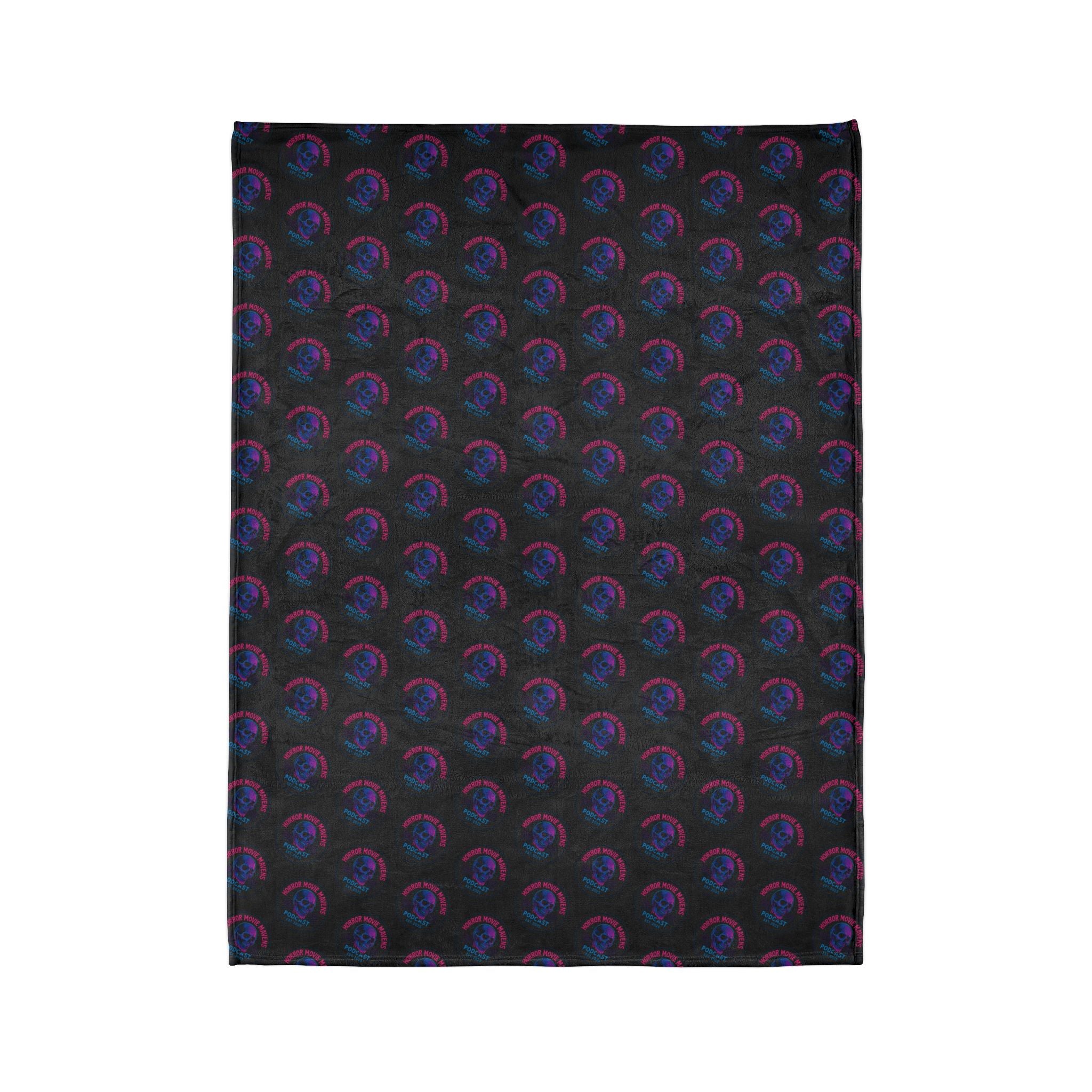 80’s style HMM Pattern Blanket — Soft Polyester Throw for Space Lovers