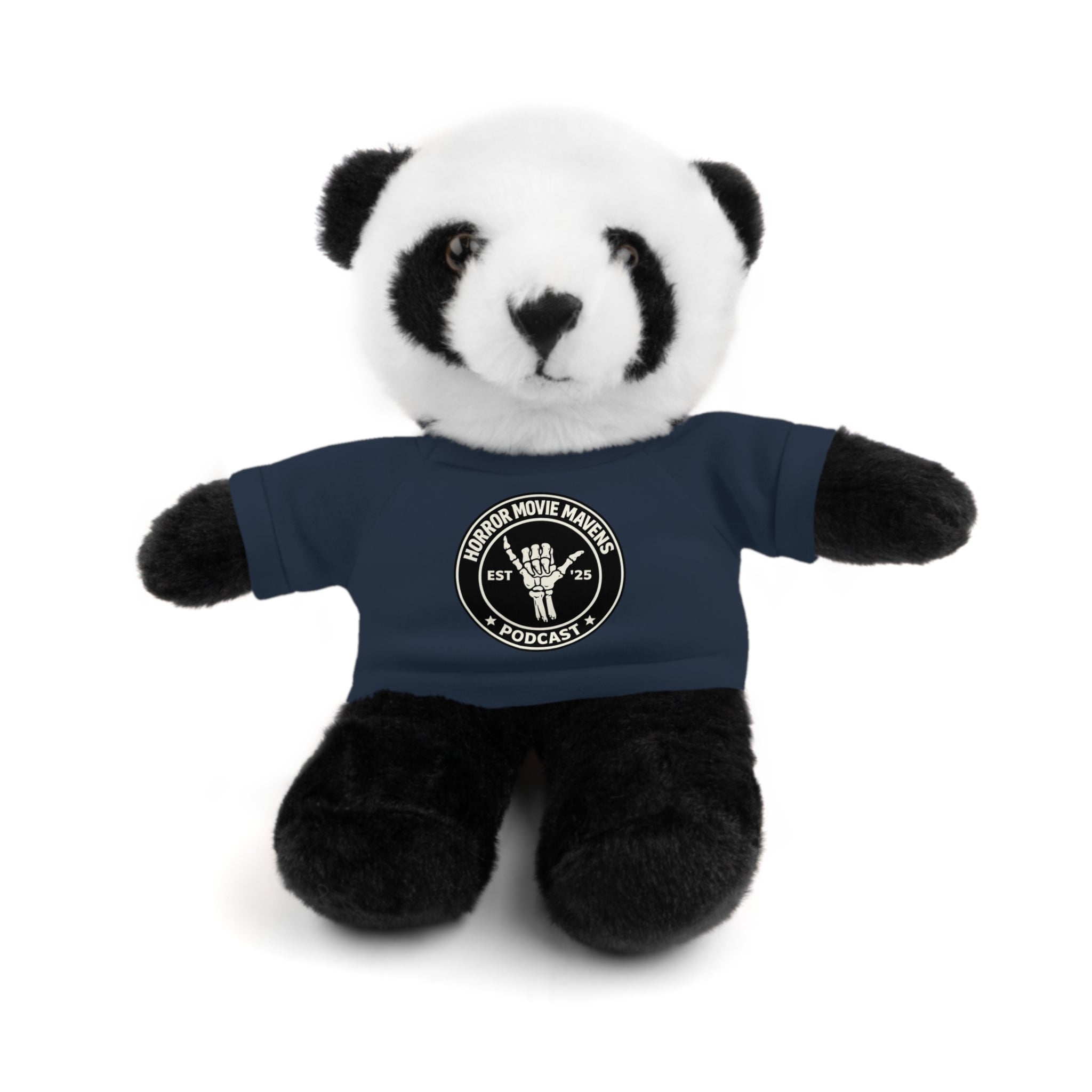 Plush Bear Horror Movie Mavens Logo Tee