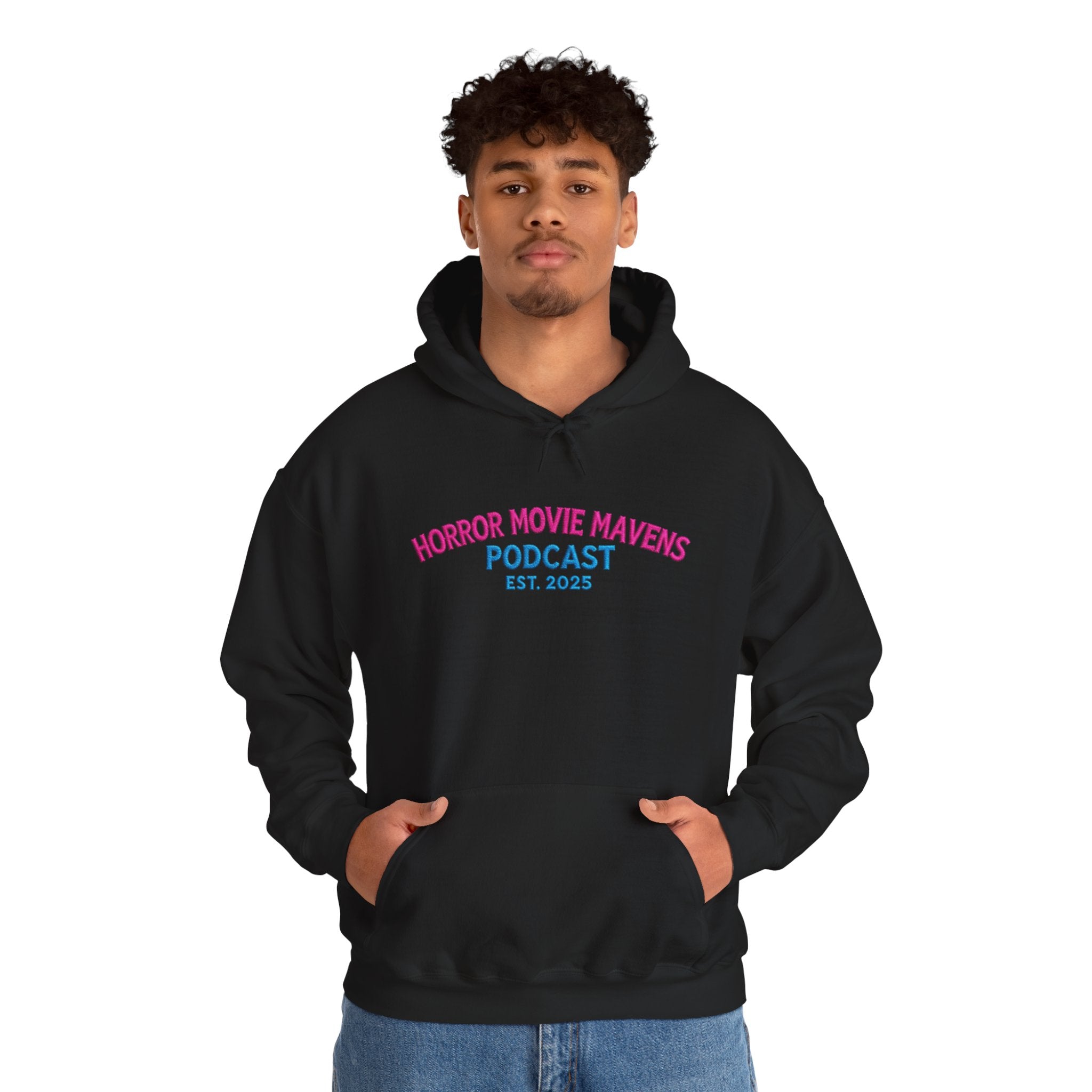 Hoodie - Horror Movie Mavens Podcast "Est. 2025" Cozy Fan Pullover