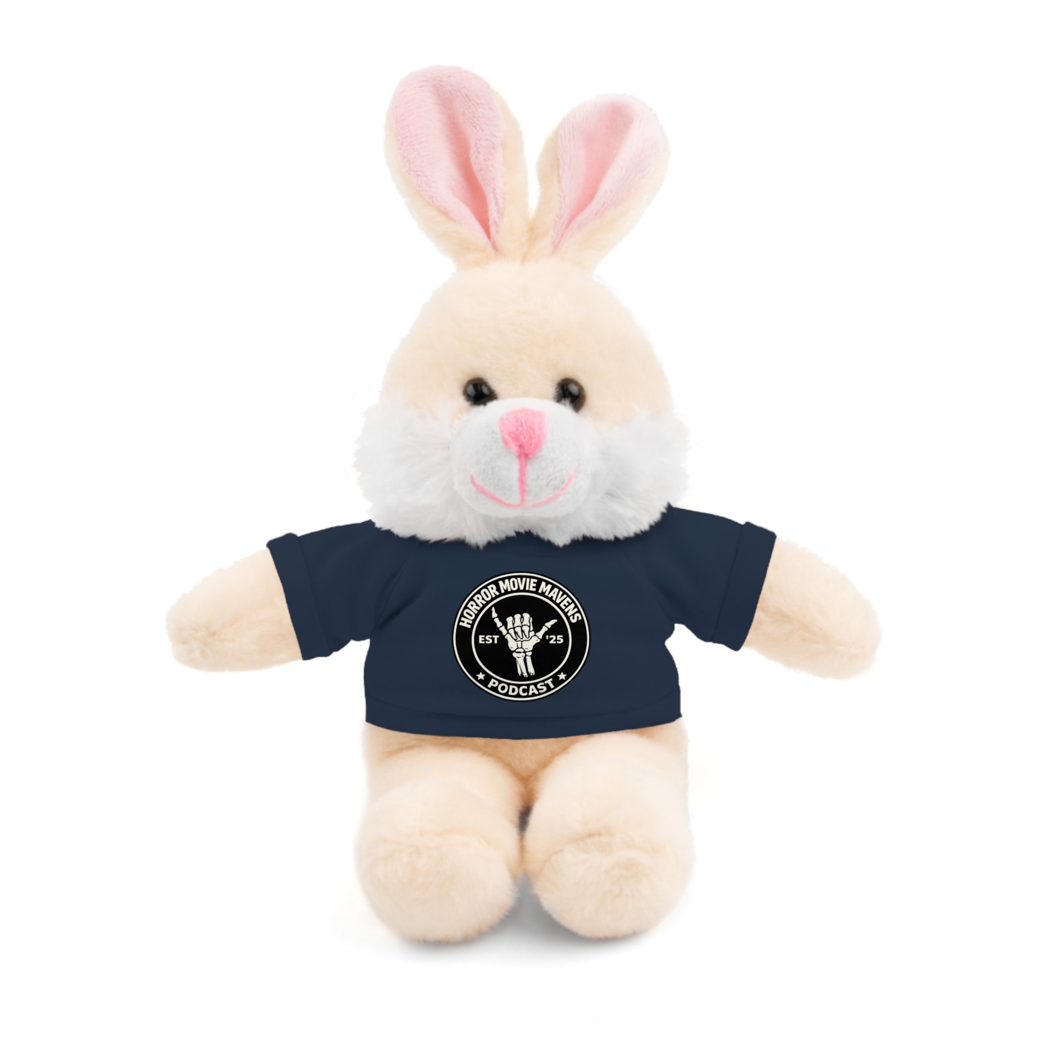 Plush Bear Horror Movie Mavens Logo Tee