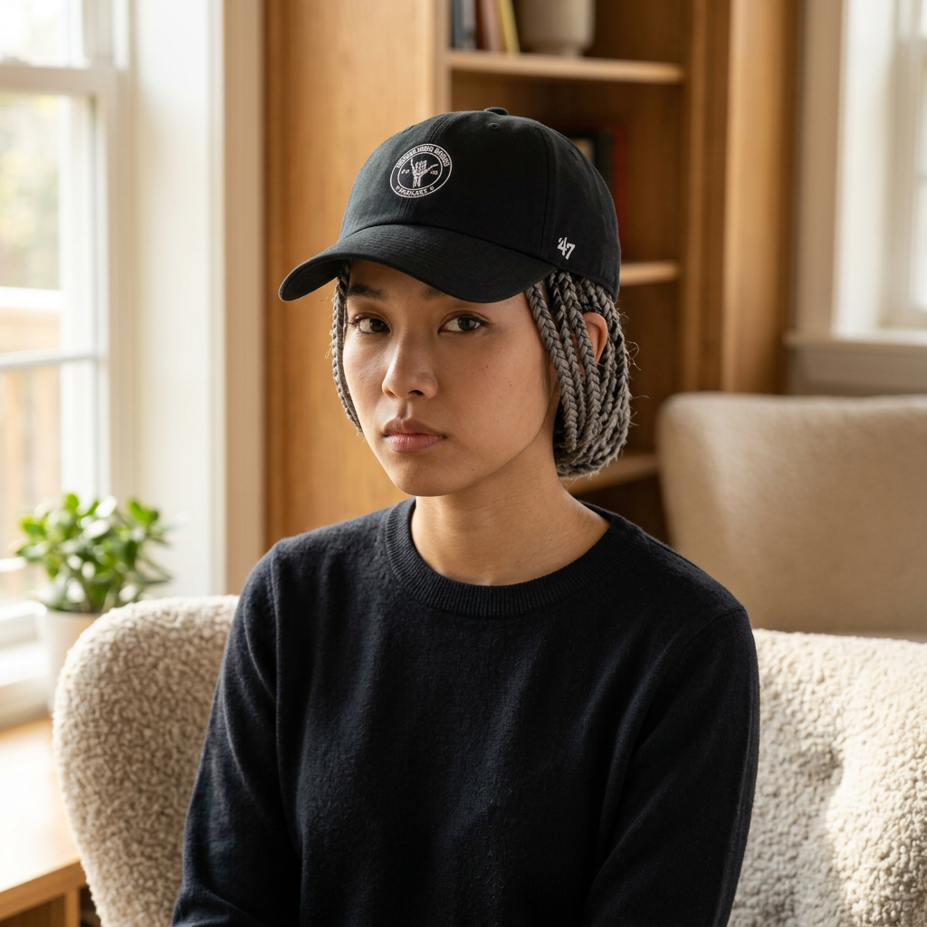 Horror Movie Mavens Podcast Clean Up Cap — Embroidered Patch Dad Hat