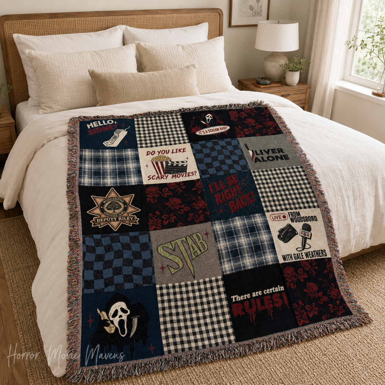 90s Slasher Woven Blanket