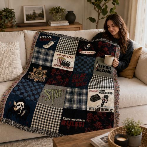 90s Slasher Woven Blanket