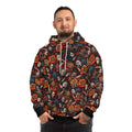 Horror Icon All-Over Print Hoodie — Horror Movie Mavens season 1