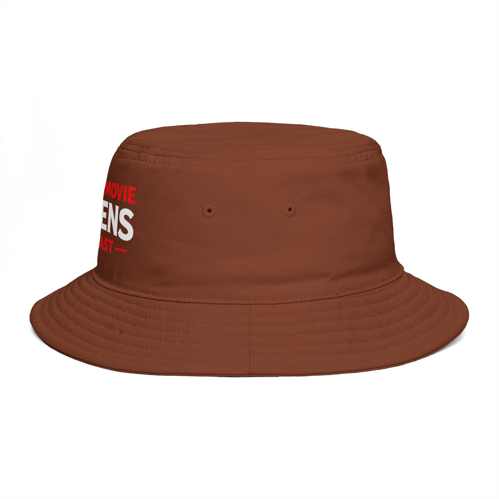 Horror Movie Mavens Podcast Bucket Hat — Retro Red Logo