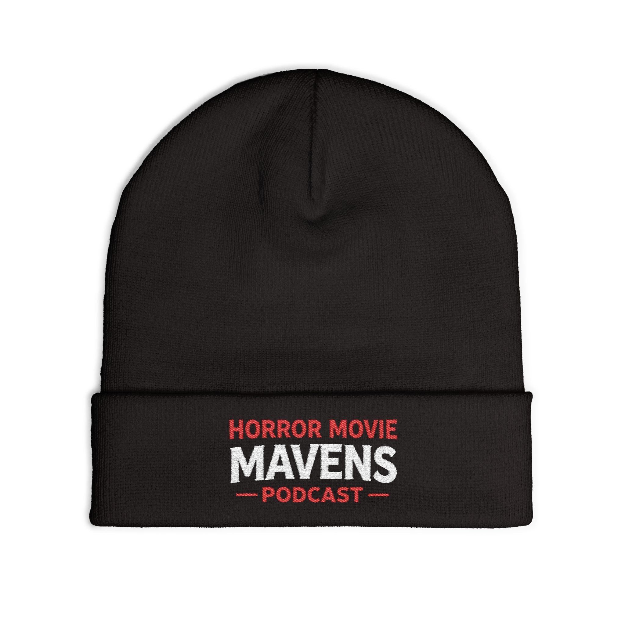 Horror Movie Mavens Embroidered Knit Beanie