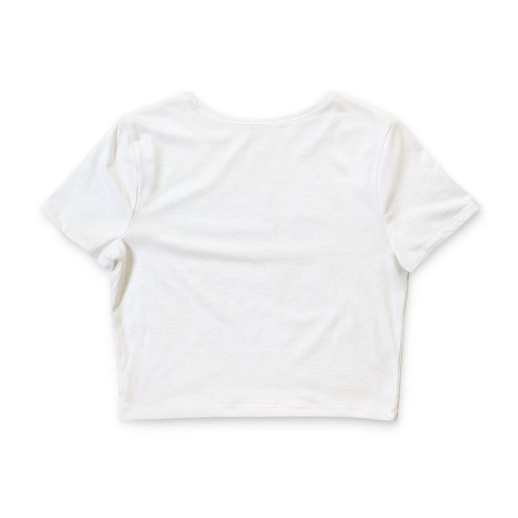 Crop Tee — "You Only Get One WISH" Retro Graphic