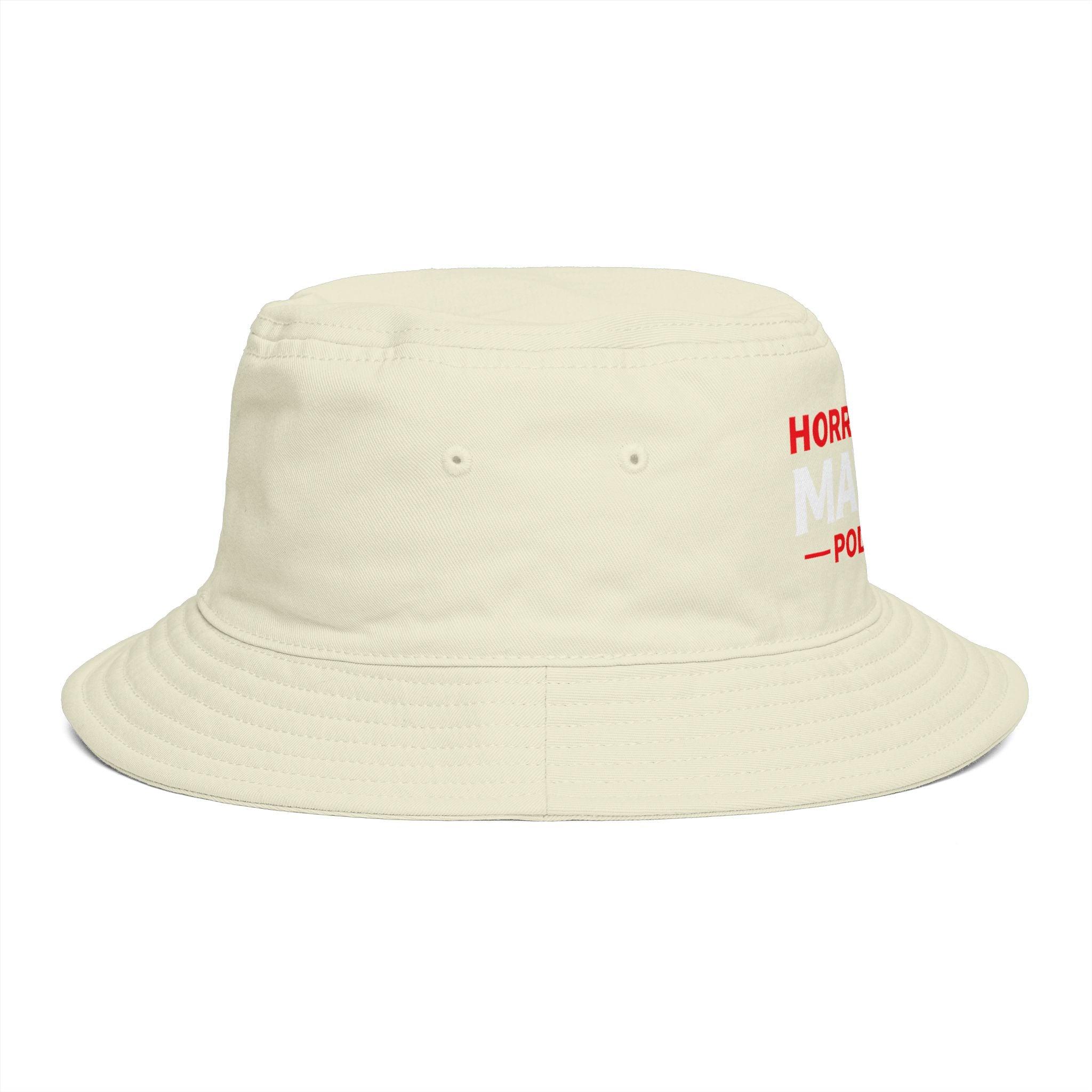 Horror Movie Mavens Podcast Bucket Hat — Retro Red Logo
