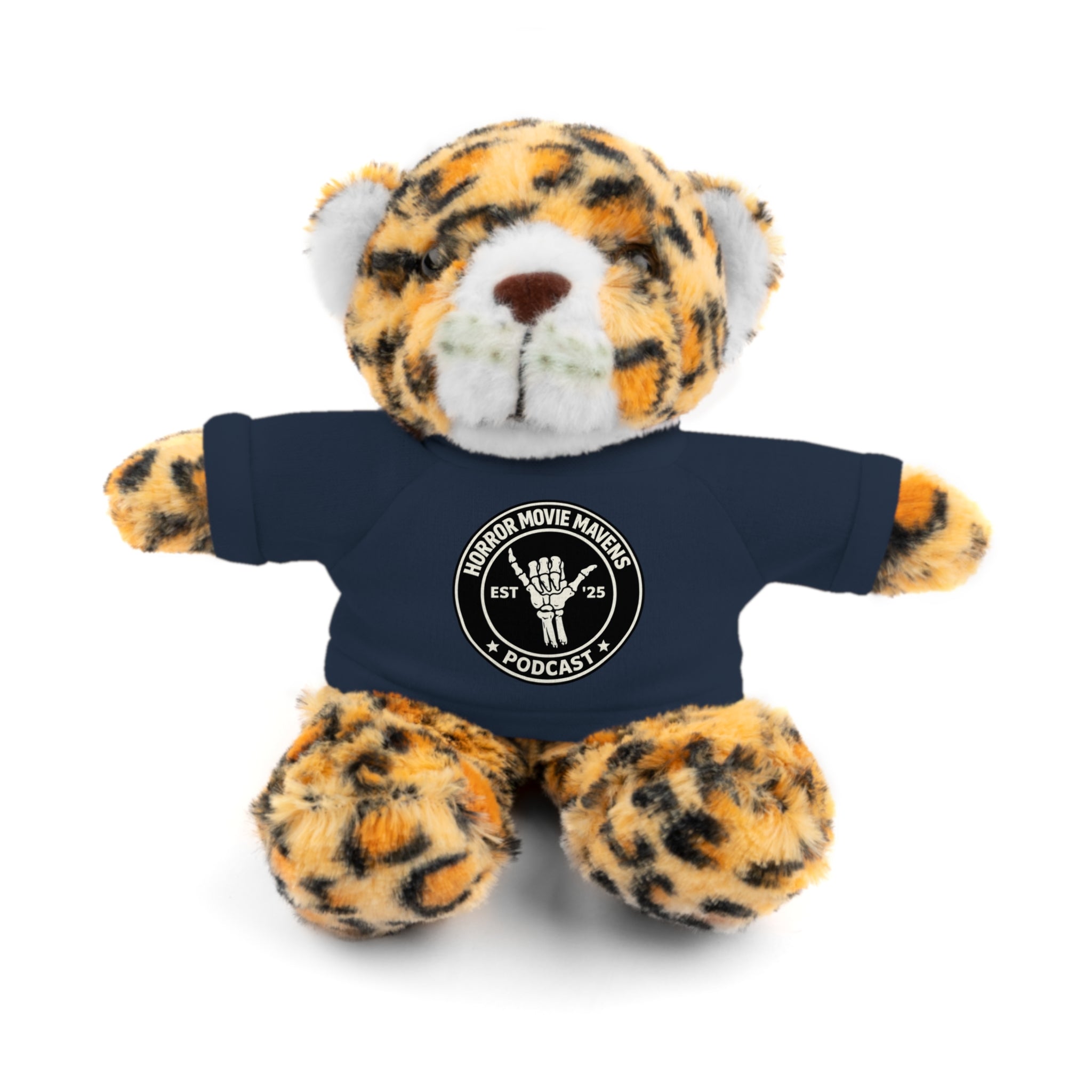 Plush Bear Horror Movie Mavens Logo Tee