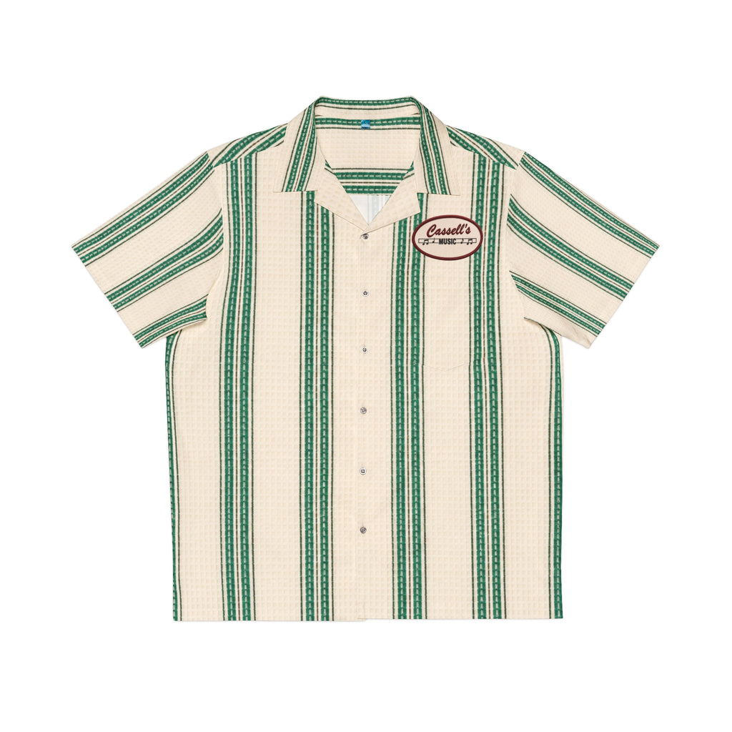 Retro Green Cassell’s music shirt