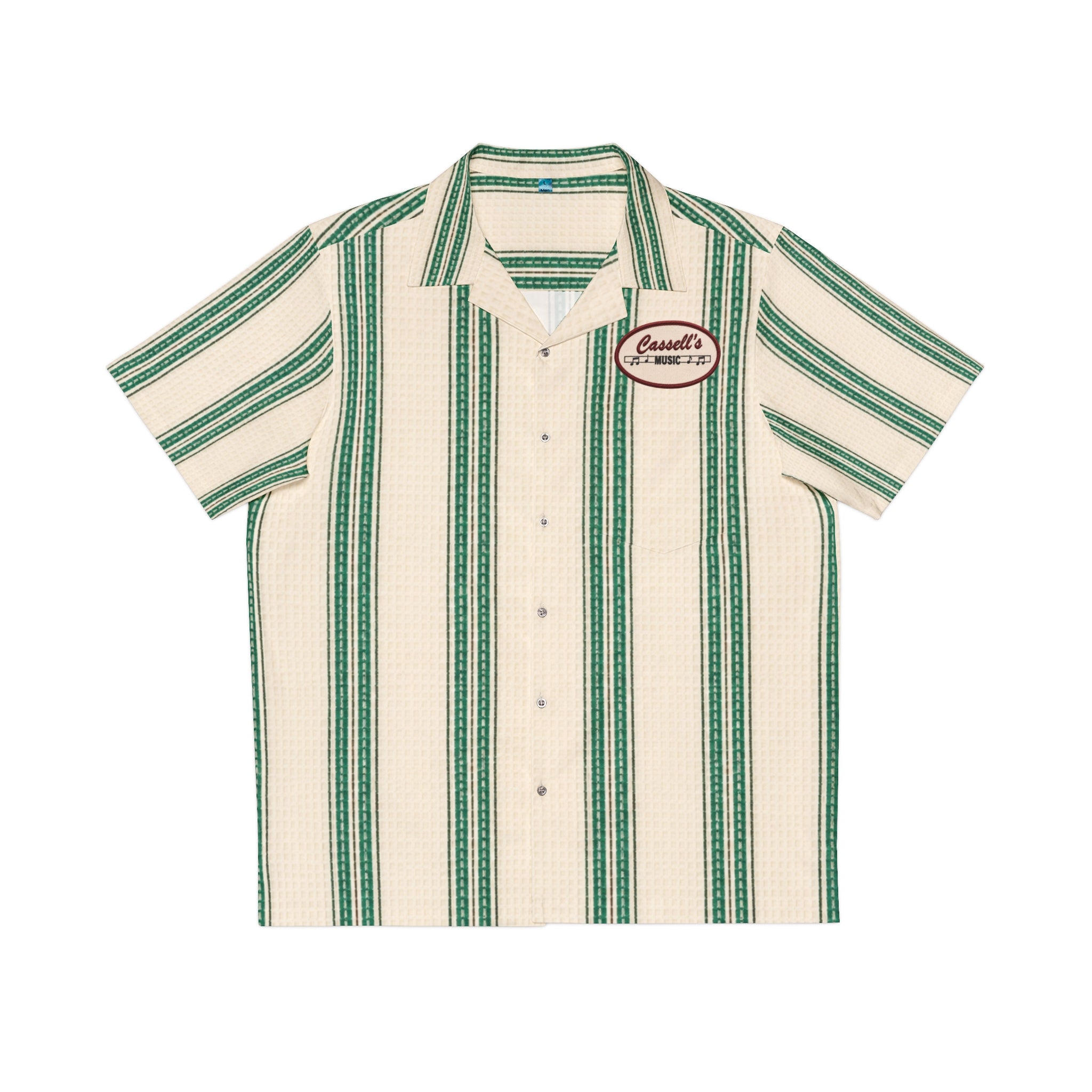 Retro Green Cassell’s music shirt
