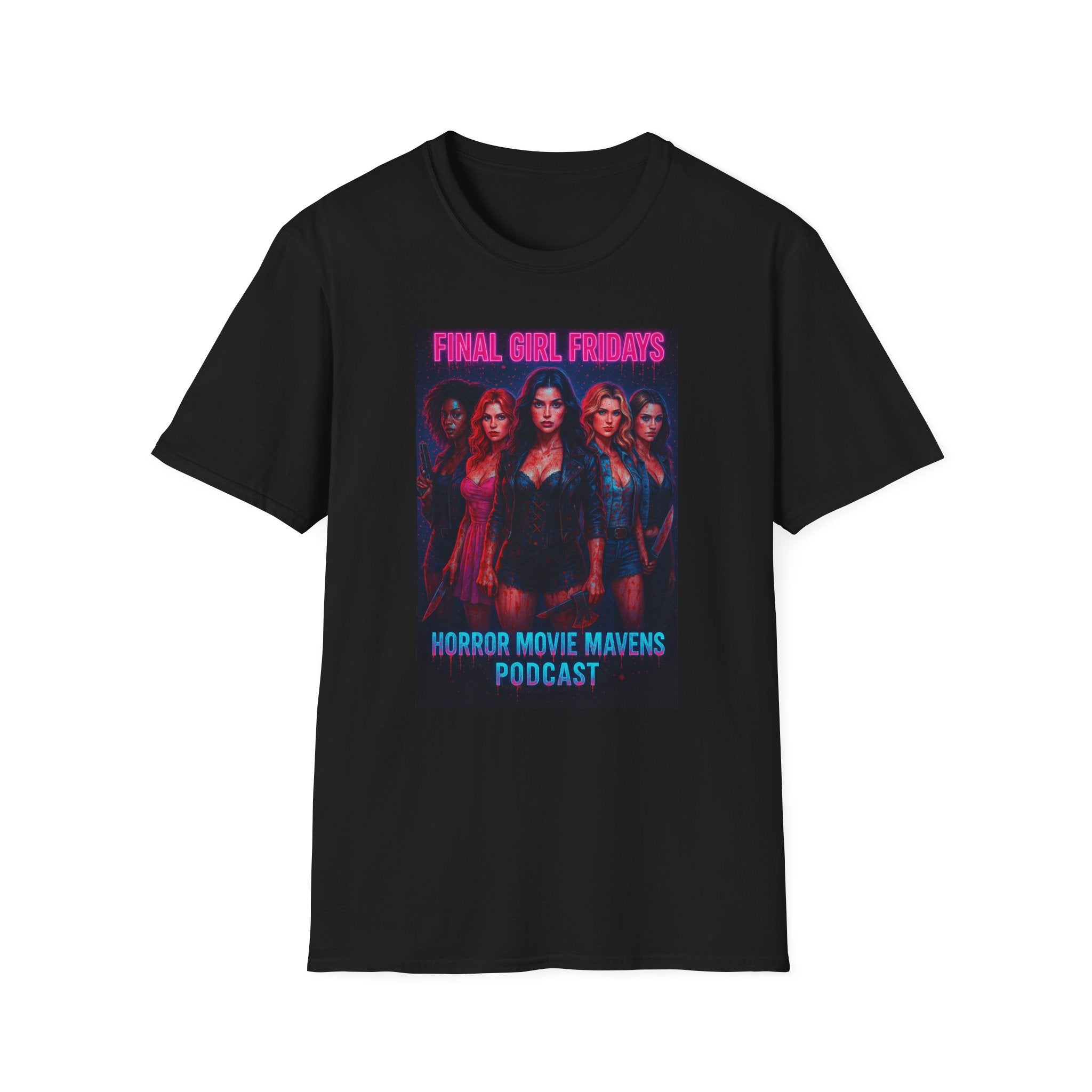 Final Girl Fridays T-Shirt — "Horror Movie Mavens Podcast" Retro Horror Tee
