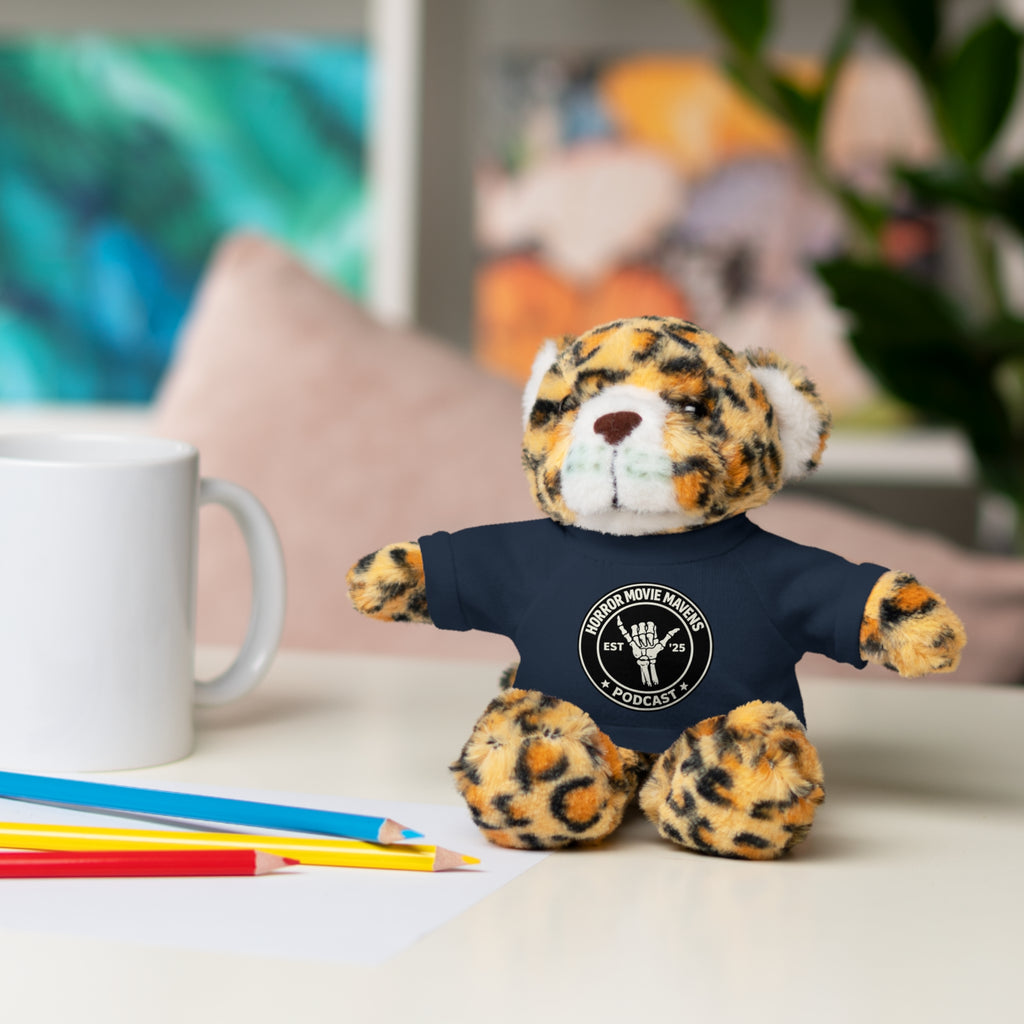 Plush Bear Horror Movie Mavens Logo Tee