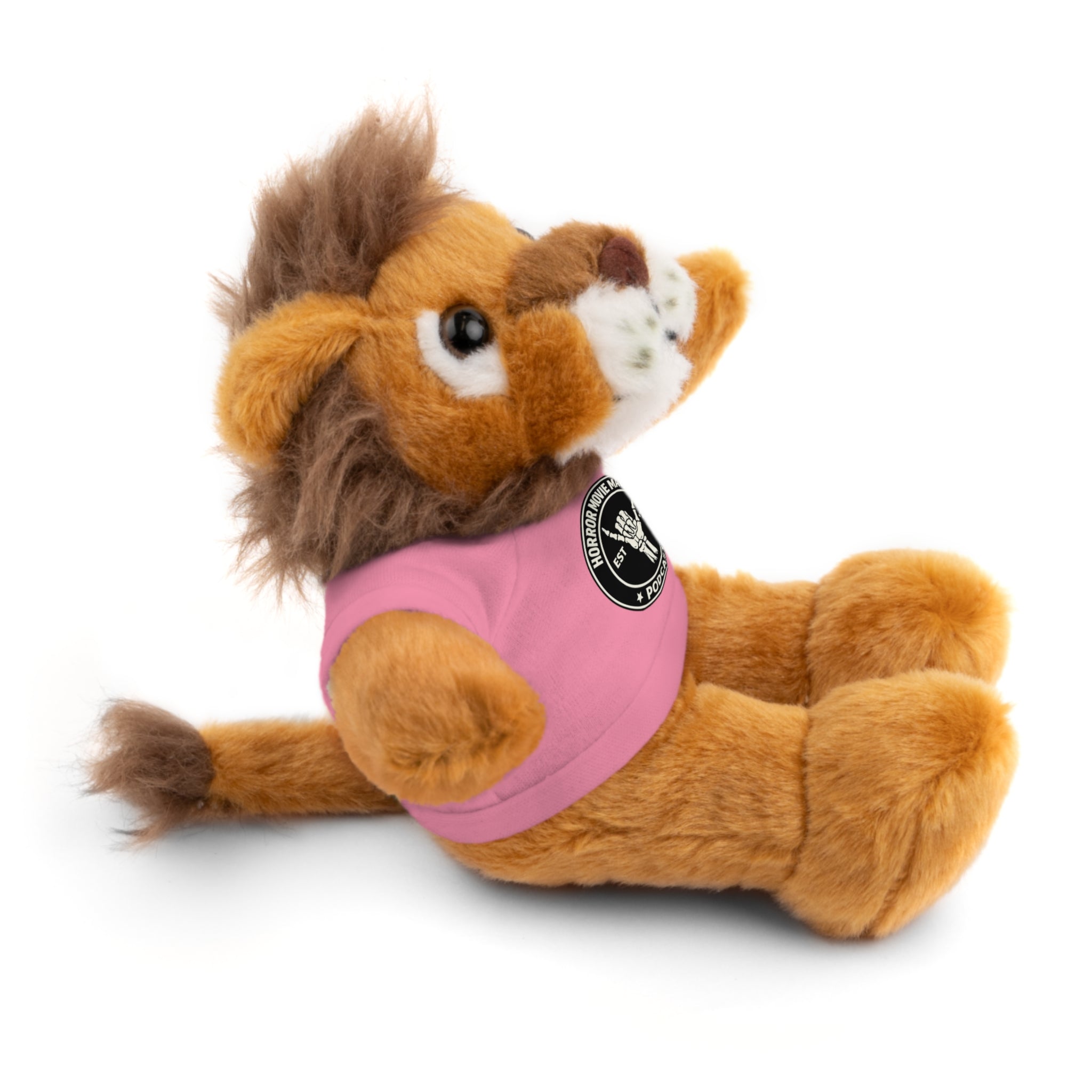 Plush Bear Horror Movie Mavens Logo Tee