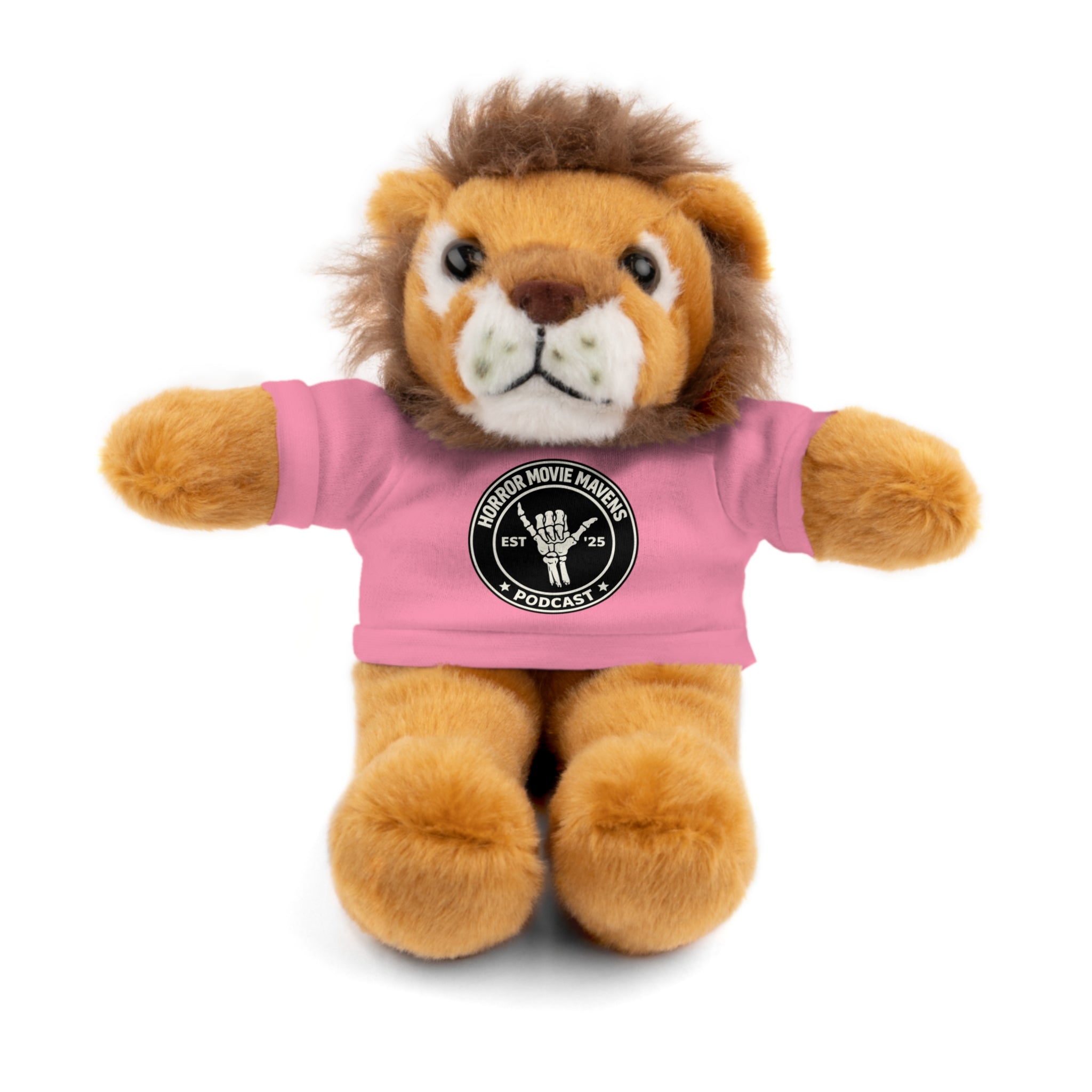Plush Bear Horror Movie Mavens Logo Tee