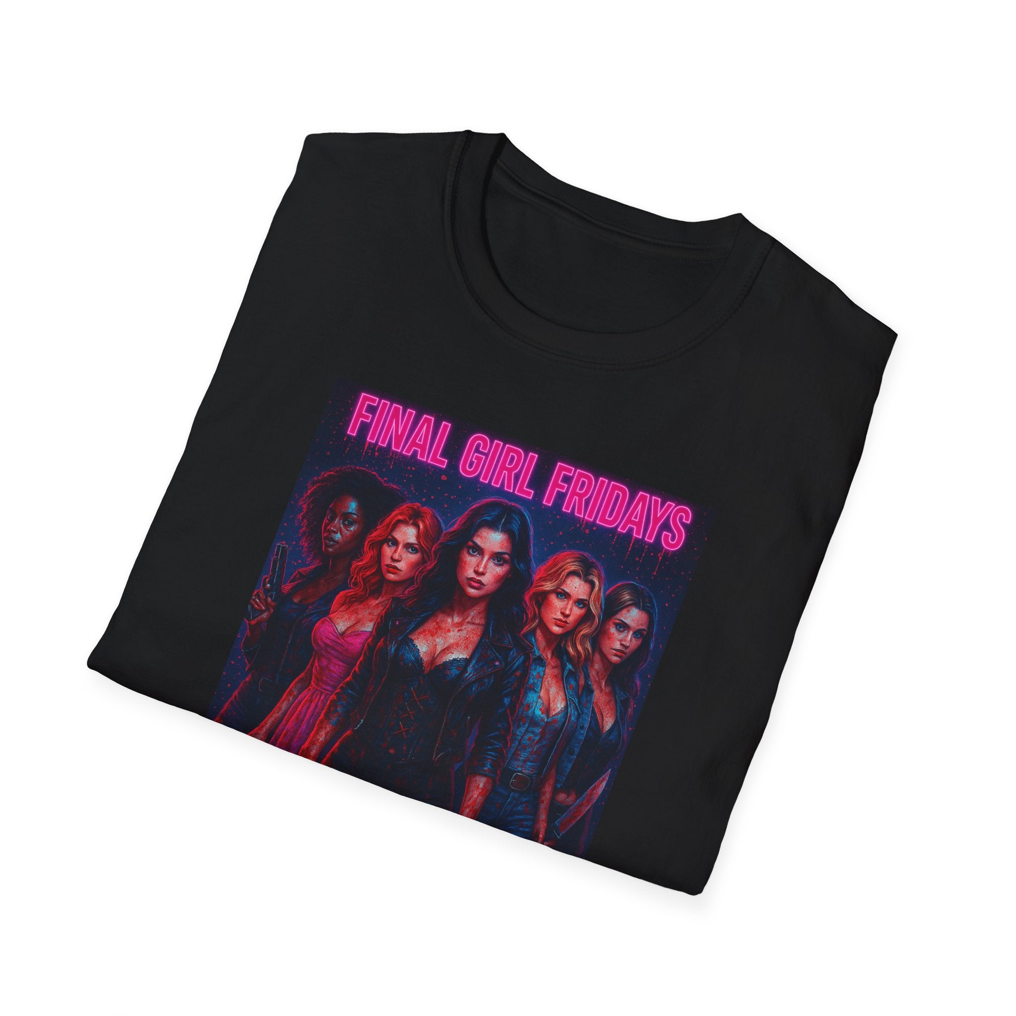 Final Girl Fridays T-Shirt — "Horror Movie Mavens Podcast" Retro Horror Tee