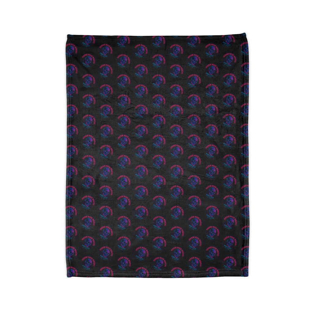 80’s style HMM Pattern Blanket — Soft Polyester Throw for Space Lovers