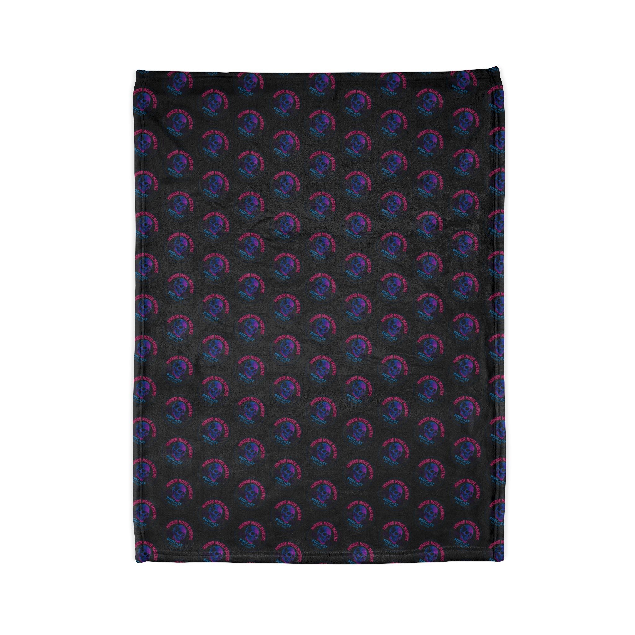 80’s style HMM Pattern Blanket — Soft Polyester Throw for Space Lovers