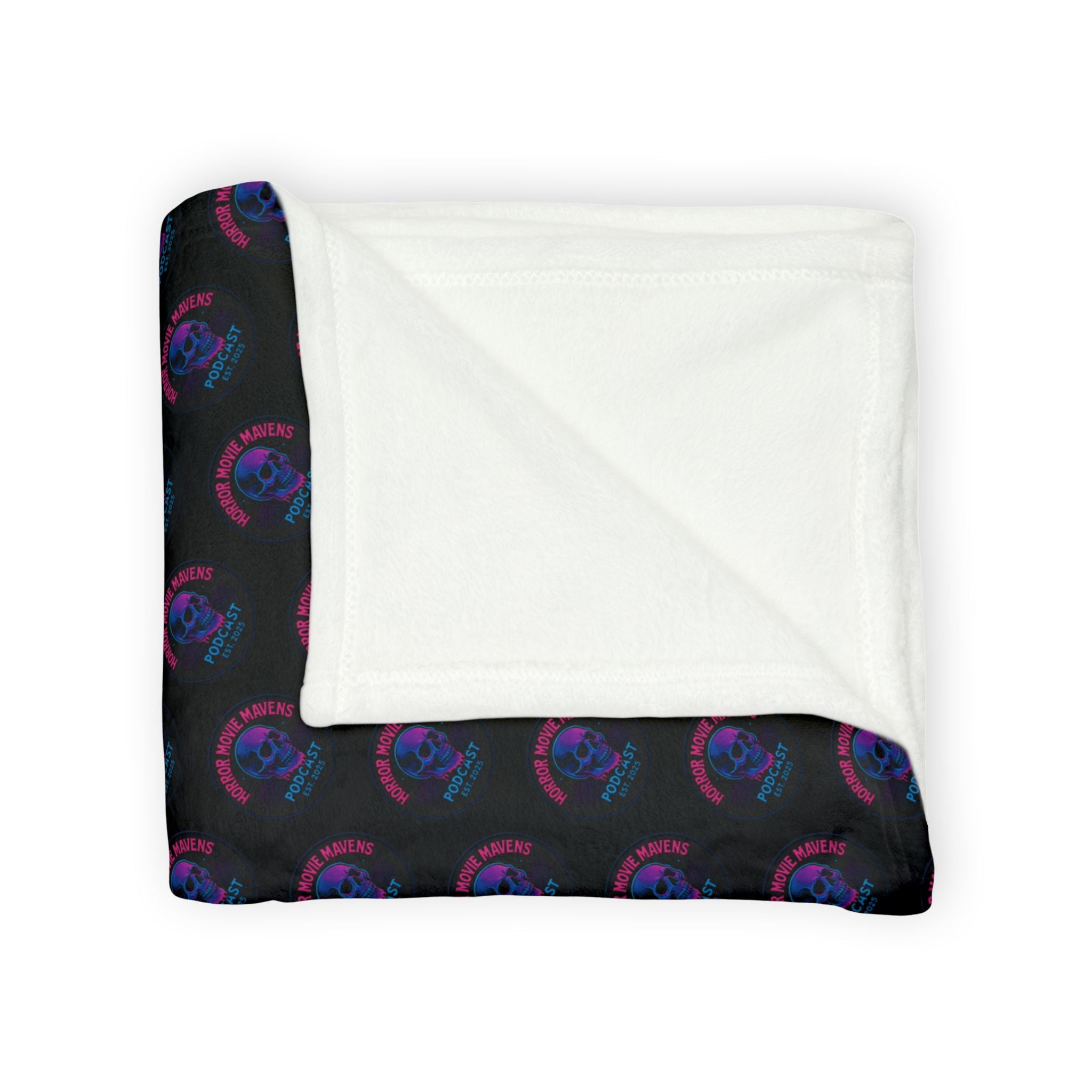 80’s style HMM Pattern Blanket — Soft Polyester Throw for Space Lovers