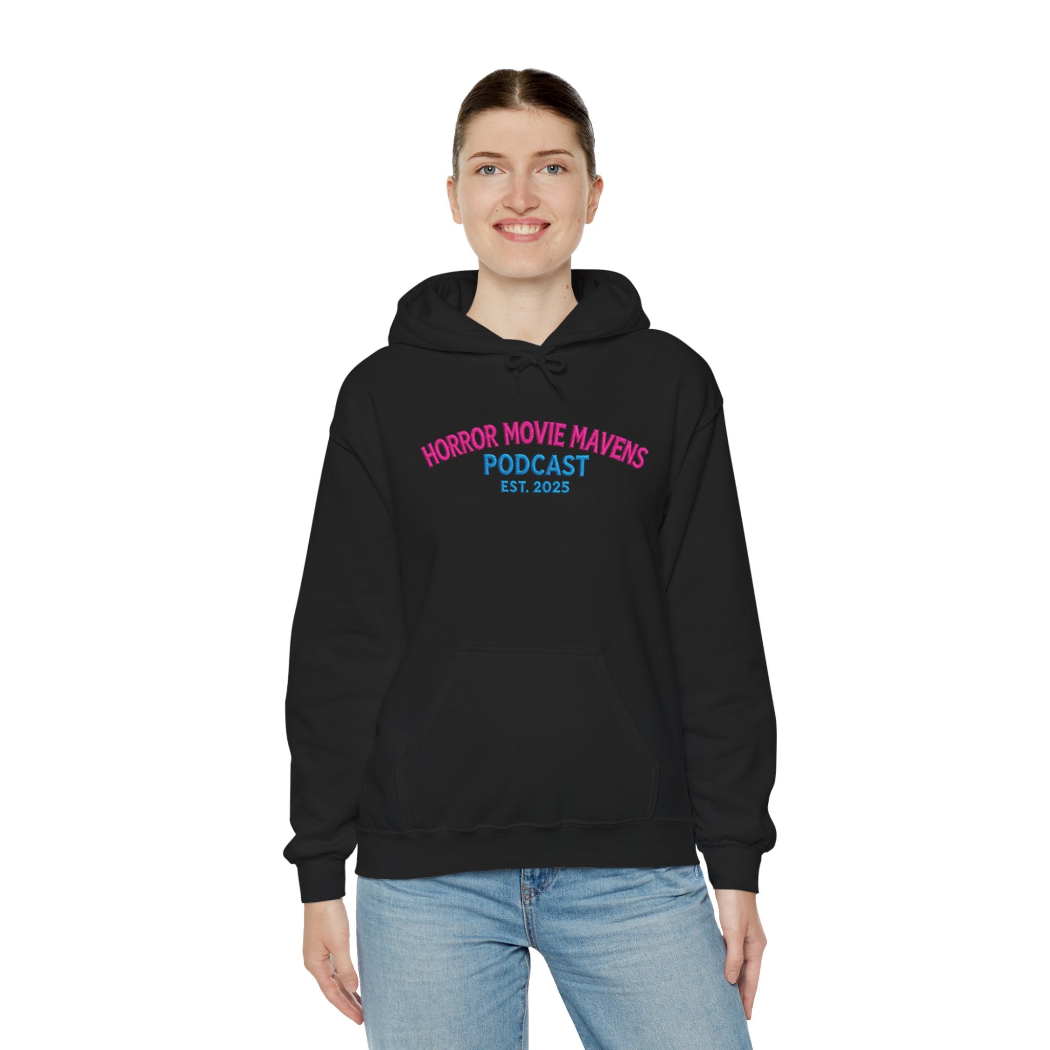 Hoodie - Horror Movie Mavens Podcast "Est. 2025" Cozy Fan Pullover