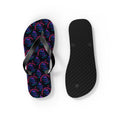 Neon Skull Flip Flops – Gothic Punk Beach Sandals