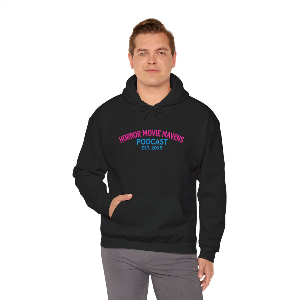 Hoodie - Horror Movie Mavens Podcast "Est. 2025" Cozy Fan Pullover