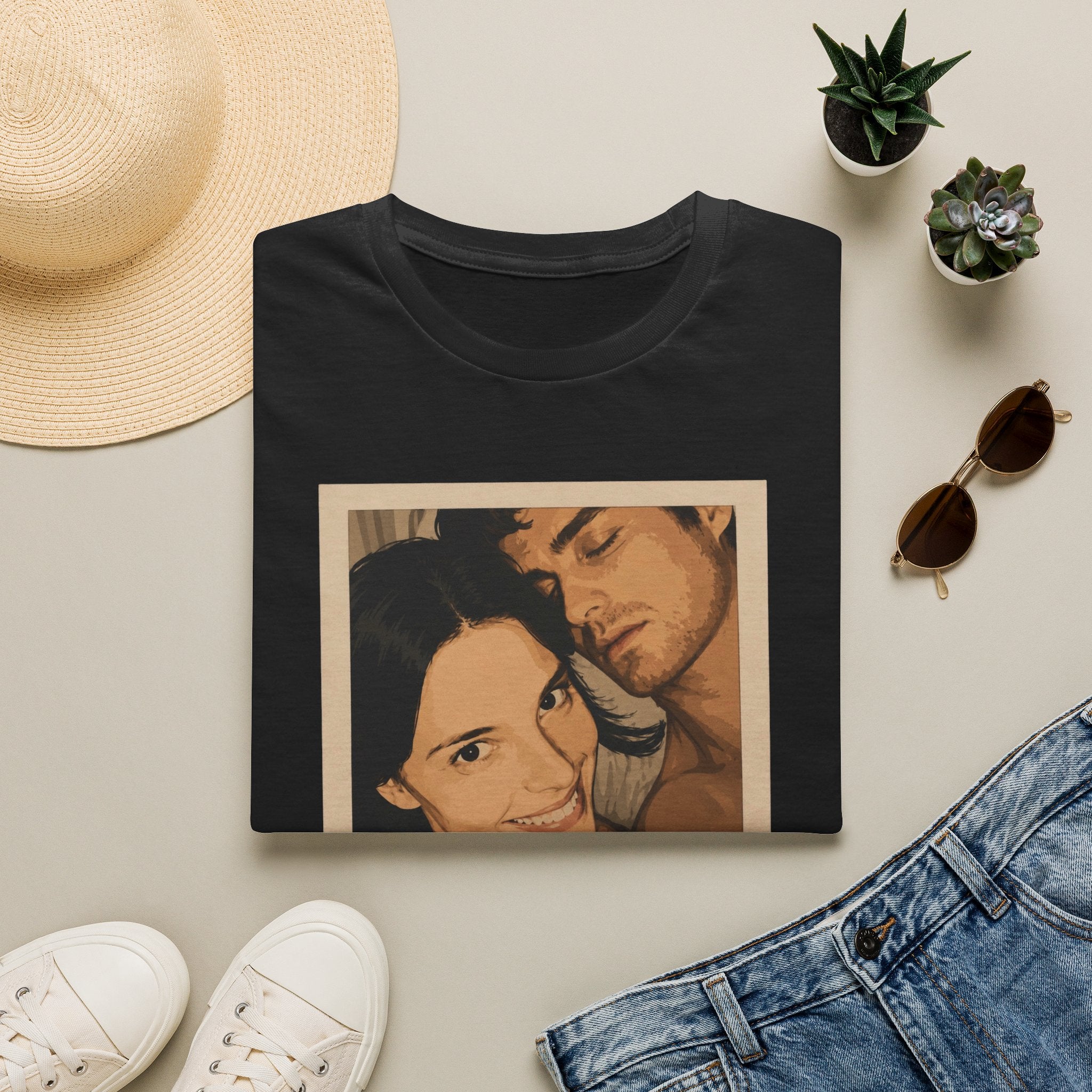 Vintage Polaroid Photo T-Shirt — 'not me' Graphic Tee